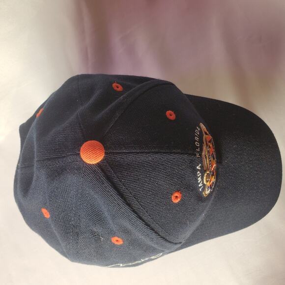 Super Bowl XXXV Hat 2001 Tampa NFL Mirage Puma Navy Adjustable Cap Vintage - Picture 5 of 11